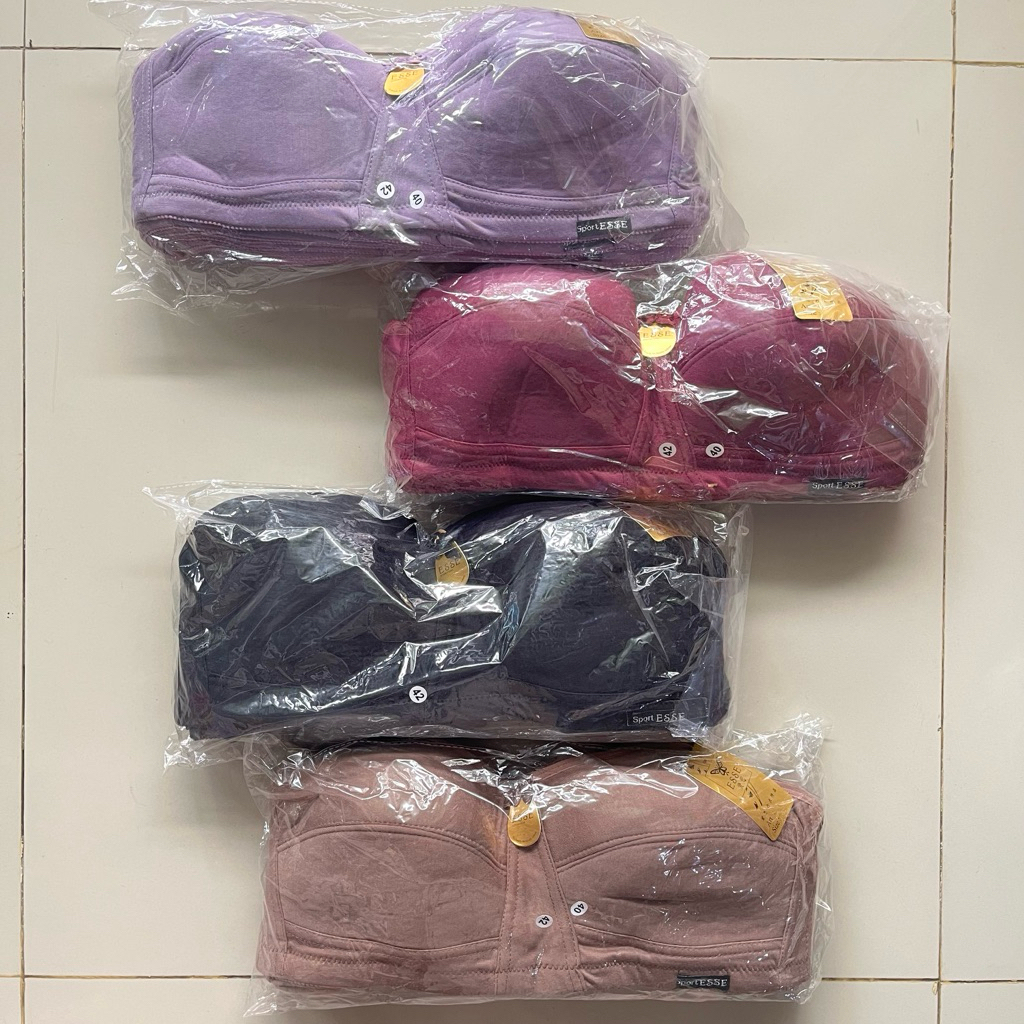 GROSIR ½  LUSIN (6 PCS) BH ESSE Non Busa/ BRA Sport/ BH sport/BH Non Busa Ukuran Besar