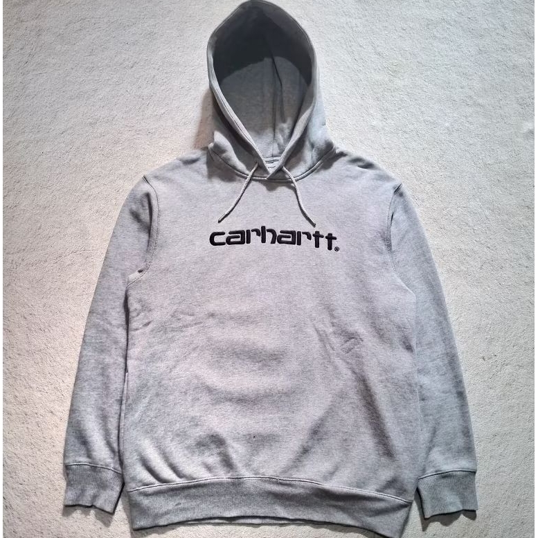 CARHARTT WIP, hooded carhartt sweat- grey