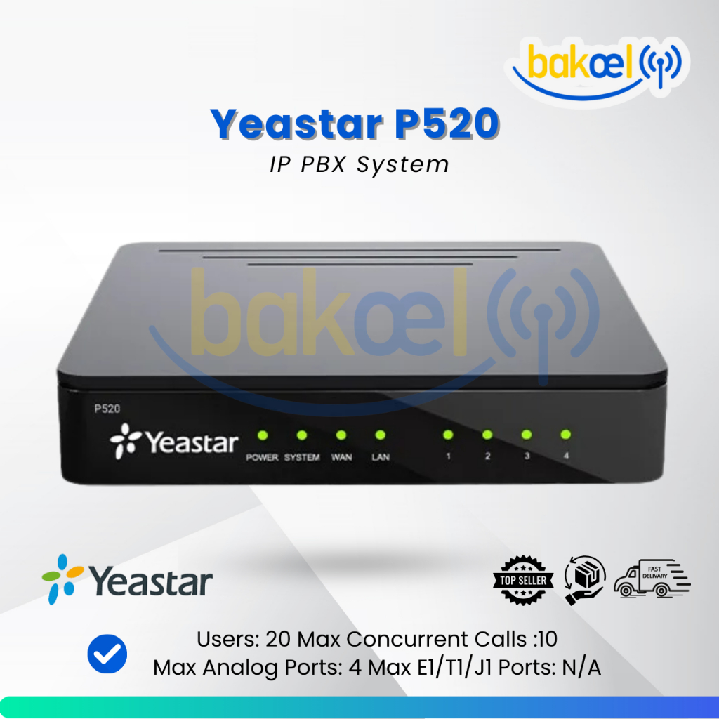 Yeastar P520 IP PBX Server Yeastar P520 PABX 20 User Extension Pengganti Yeastar S20