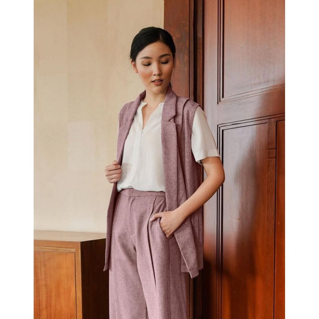 Maven Genie Blazer Cranberry (Keterangan ada dideskripsi)