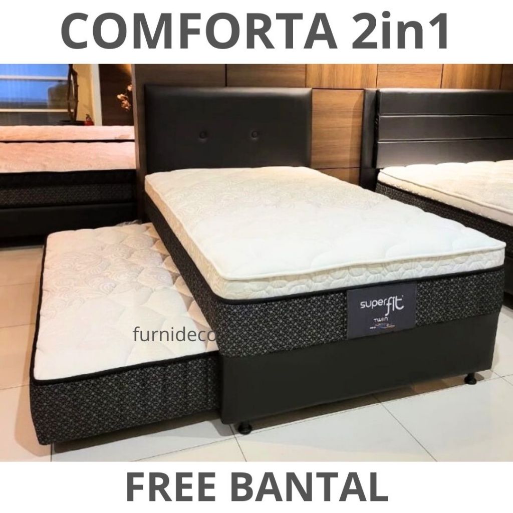 SPRINGBED ANAK 2 IN 1 COMFORTA SUPERFIT NEO TWIN