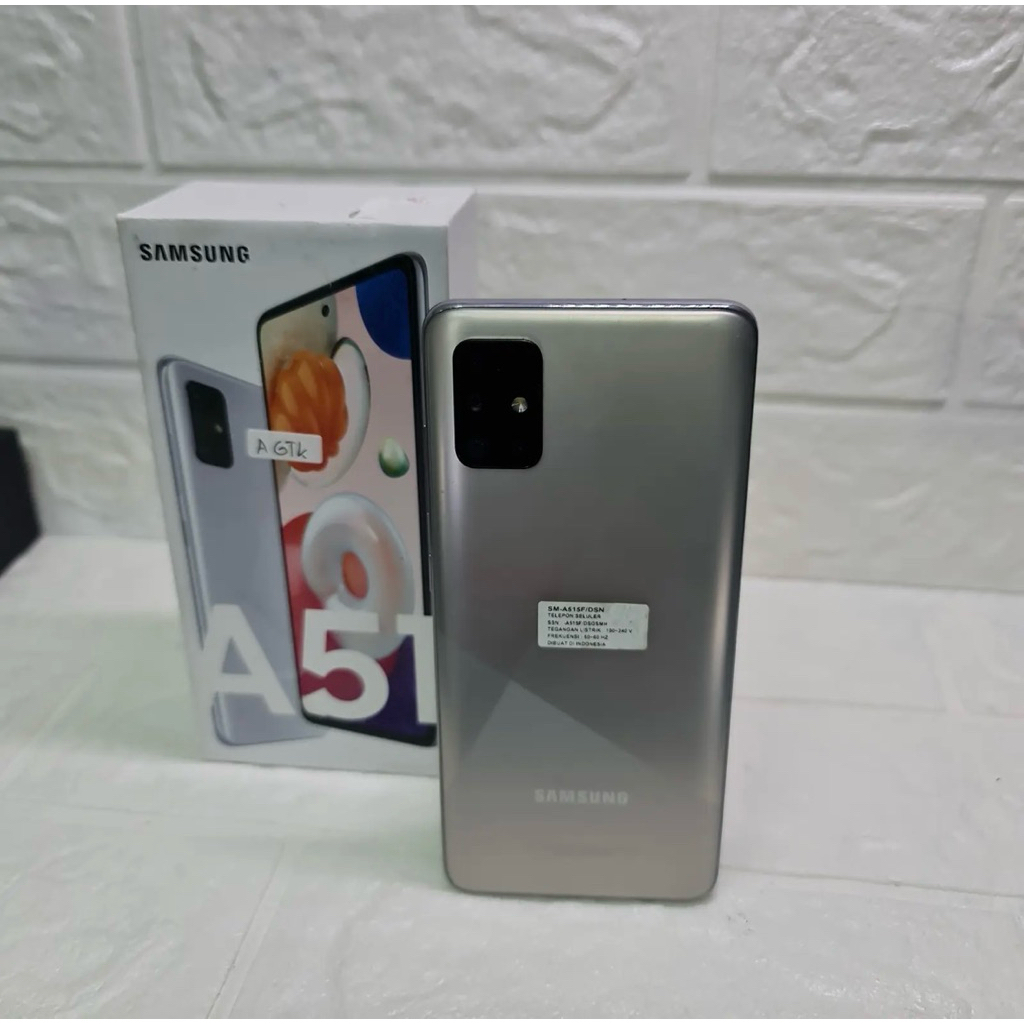 Samsung Galaxy A51 8/256gb Fullset Second Garansi Resmi
