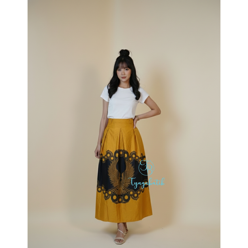 Rok Batik Panjang Wanita Batik Tyaga 300 Model Kulot Lebar Bawahan Etnik Premium