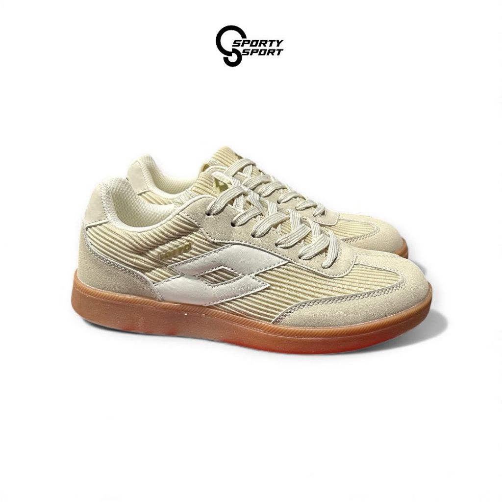 SEPATU SNEAKERS WANITA LOTTO ESCRA BEIGE