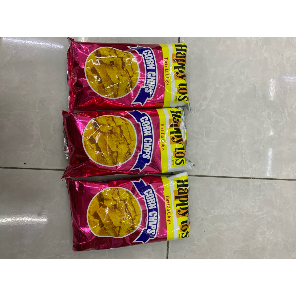 HAPPY TOS MERAH, kripik tortila renyah murah