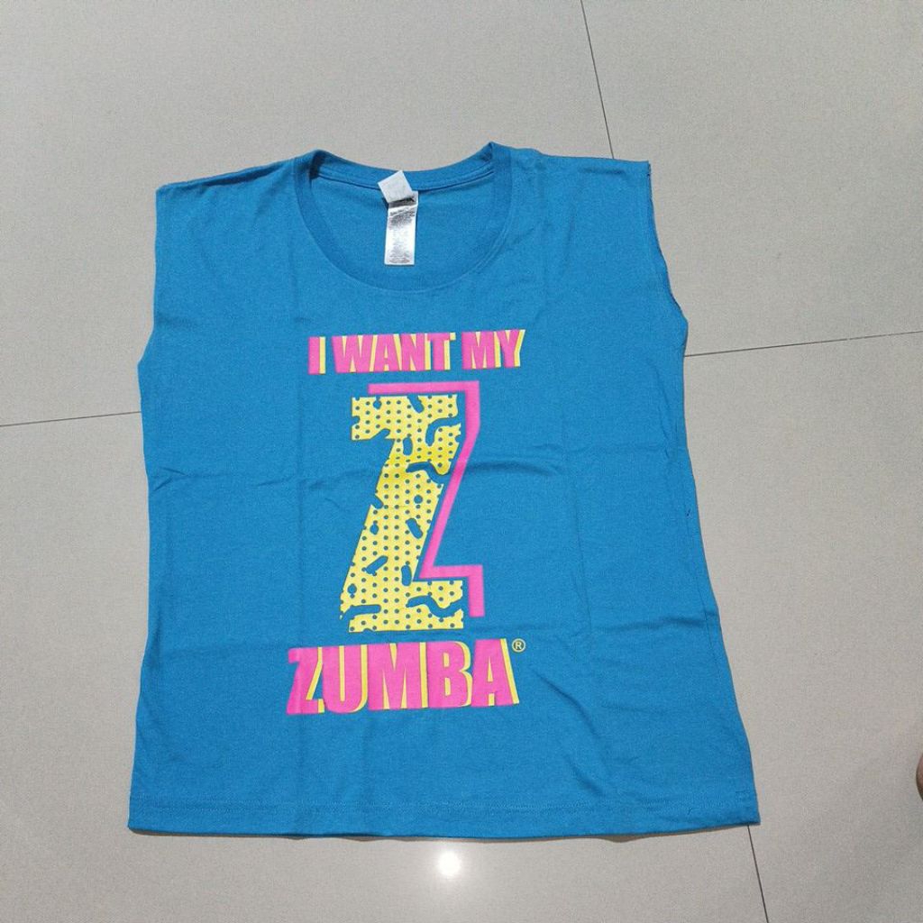 Preloved Kaos Zumba Wear ZW Original