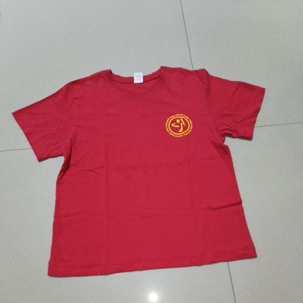 Preloved Kaos Zumba Wear ZW Original