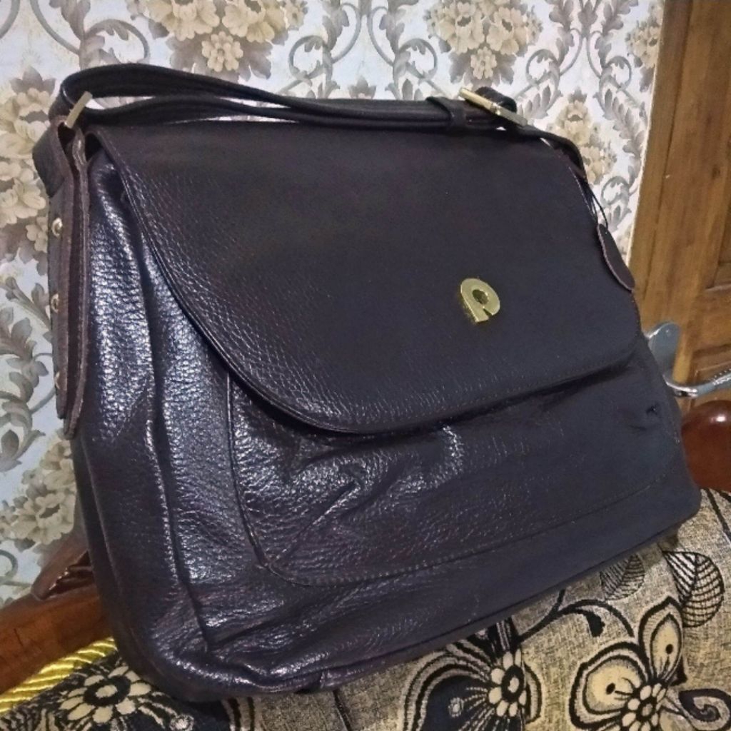 Tas Selempang Wanita Kulit Papillon K 3180 Kopi Preloved Kulit Terawat