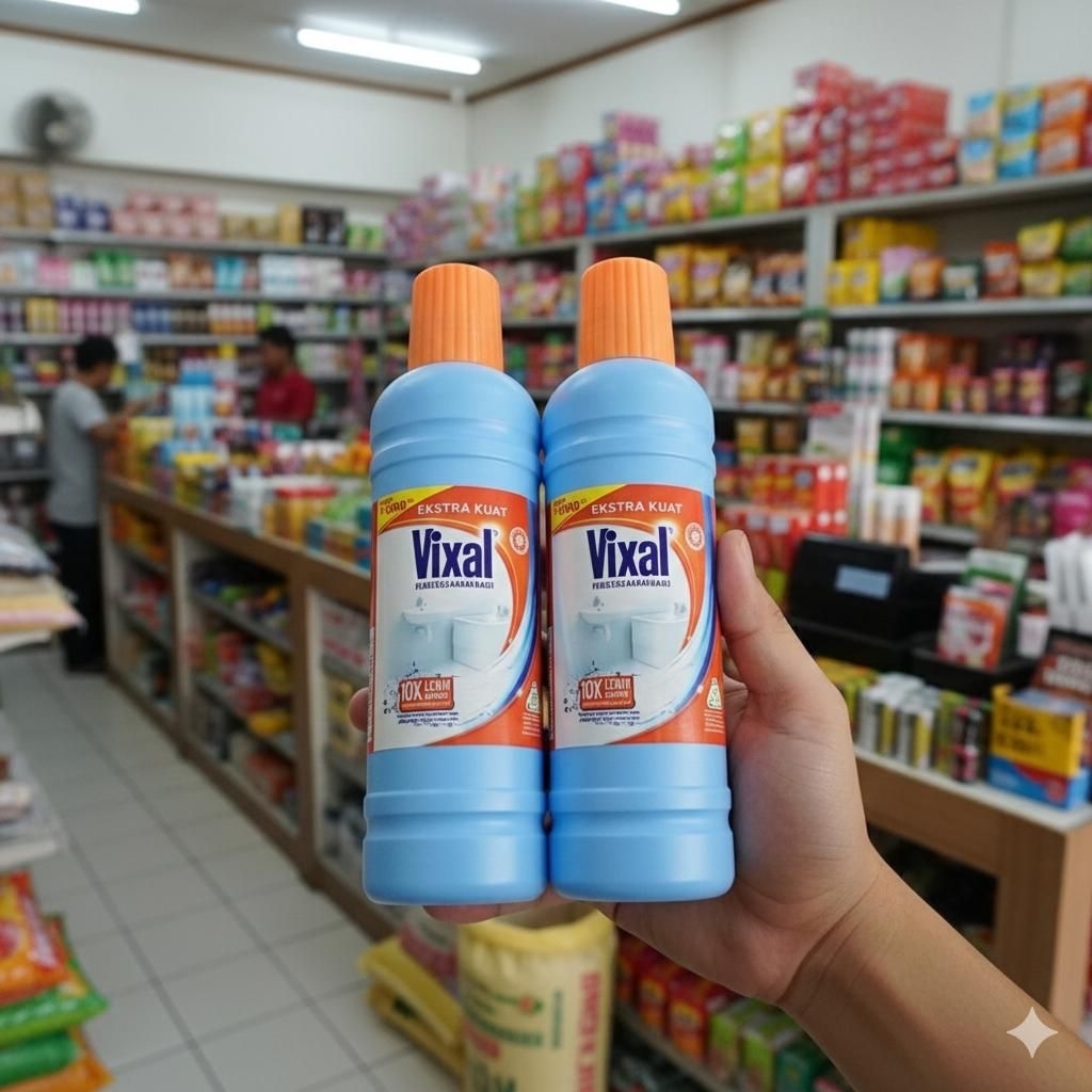 VIXAL PEMBERSIH KAMAR MANDI 160ML // vixal pembersih kerak kamar mandi