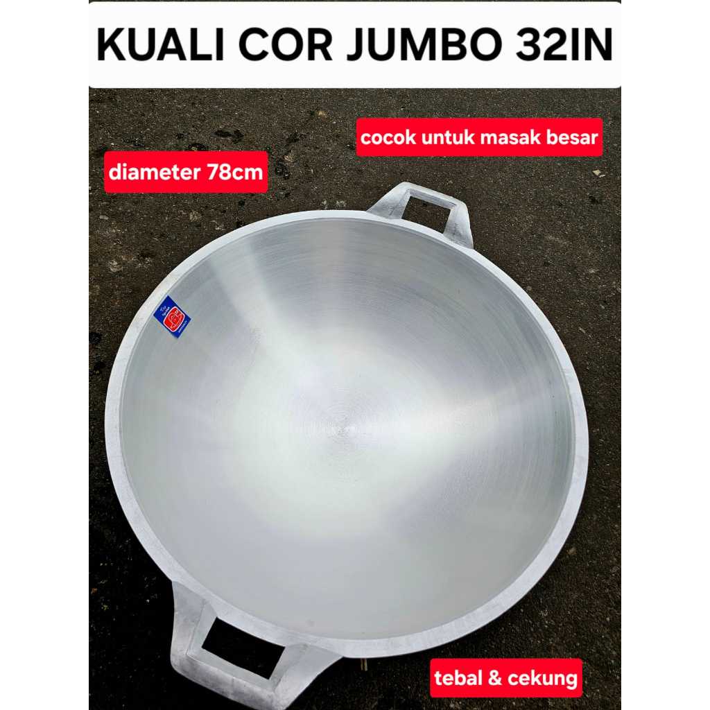 KUALI COR JUMBO 32IN 78CM, MASAK BESAR MBG