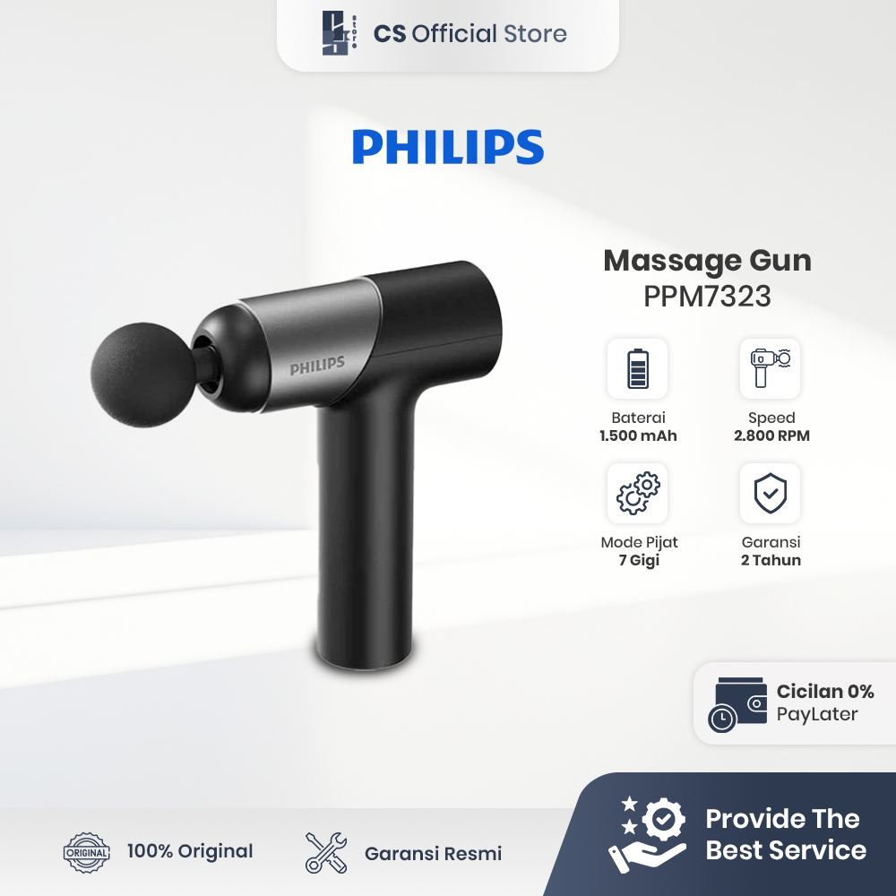 PHILIPS Massage Gun PPM-7323 Massage Gun Pijat