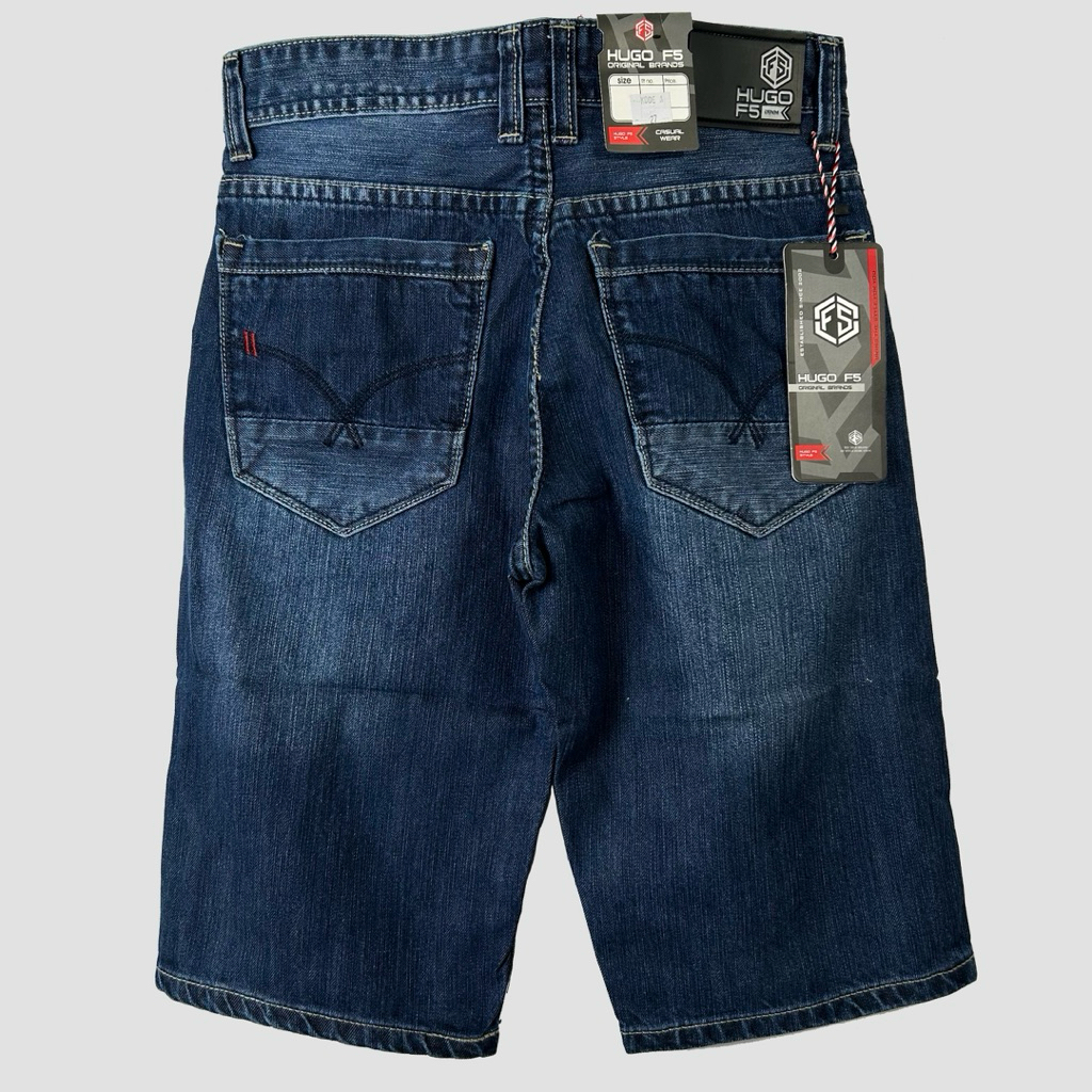 [HUGO F5, HUGO BOOS] JEANS Pendek - Reguler Fit (Celana Pendek Pria)