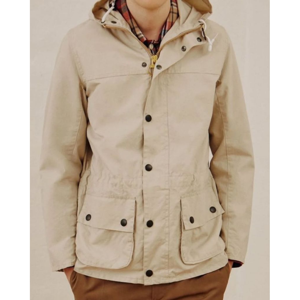 Classic Parka Jacket By Route 66 Club Linen L Size Not Burberry Trench Coat Not YSL Zip Up Jacket Li