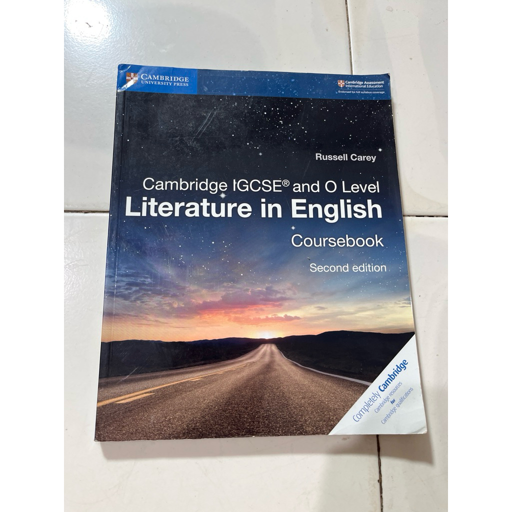 CAMBRIDGE IGCSE AND O LEVEL LITERATURE IN ENGLISH COURSEBOOK SECOND EDITOON
