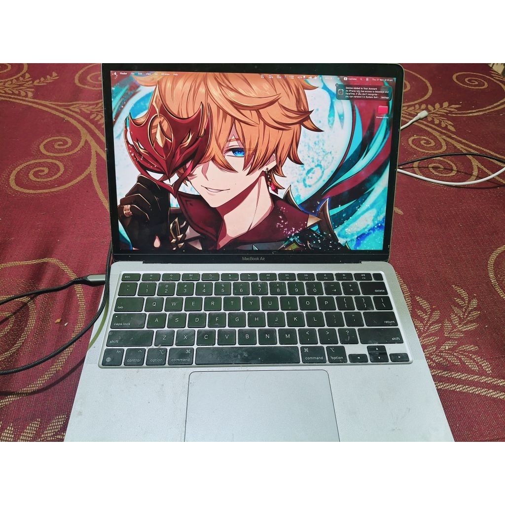 MacBook Air M1 RAM 8GB SSD 256GB second berkualitas