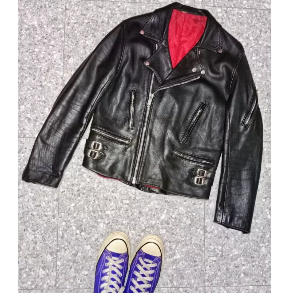 JAKET KULIT RAMONES VINTAGE ENGLAND