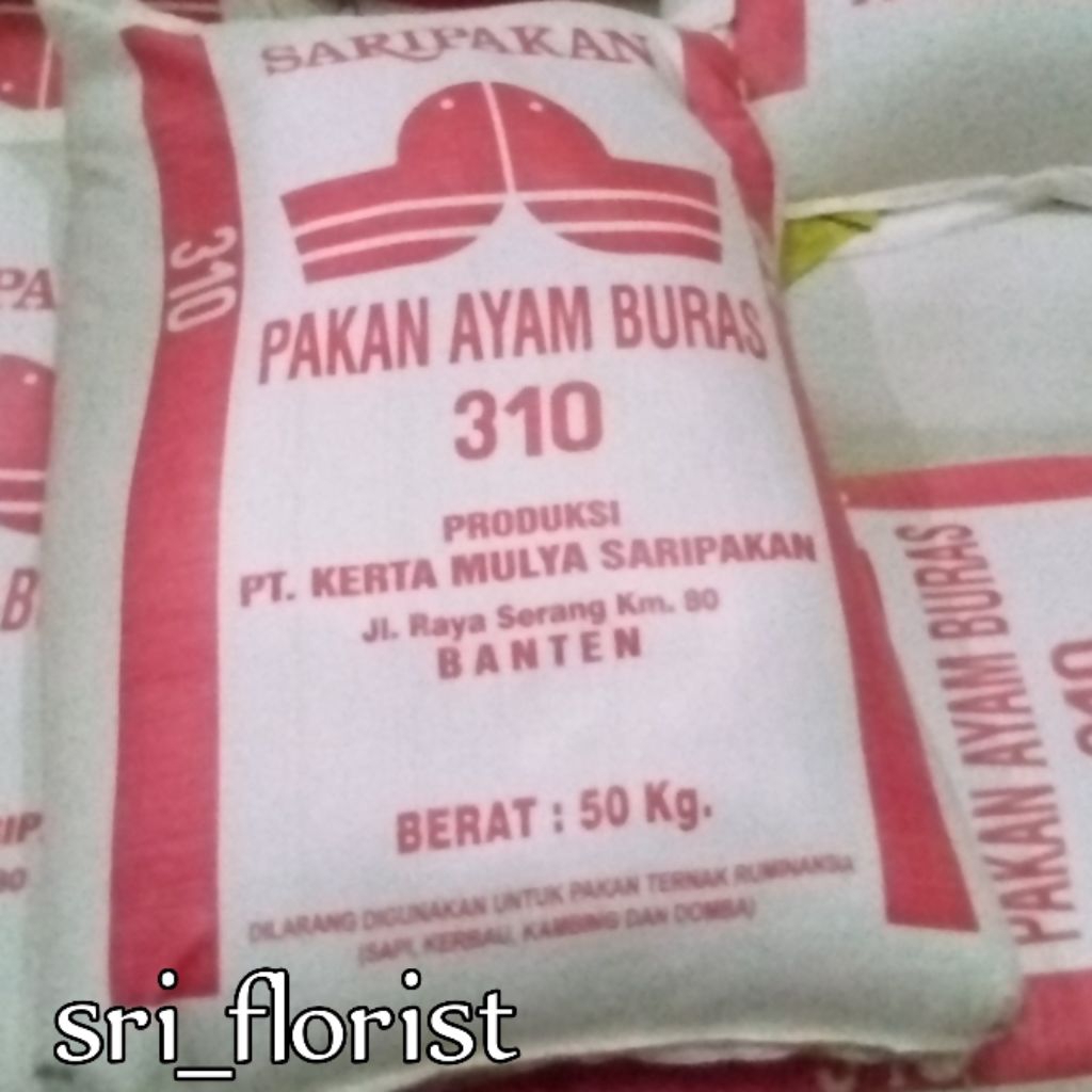 pur pakan ayam buras 310 SARIPAKAN 1kg