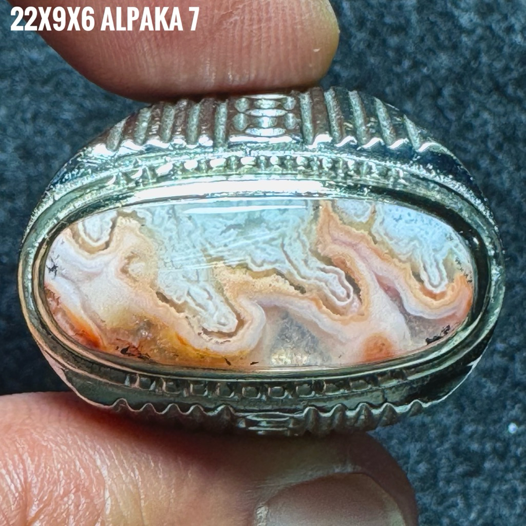 Cincin Batu Akik Natural Lafadz Allah