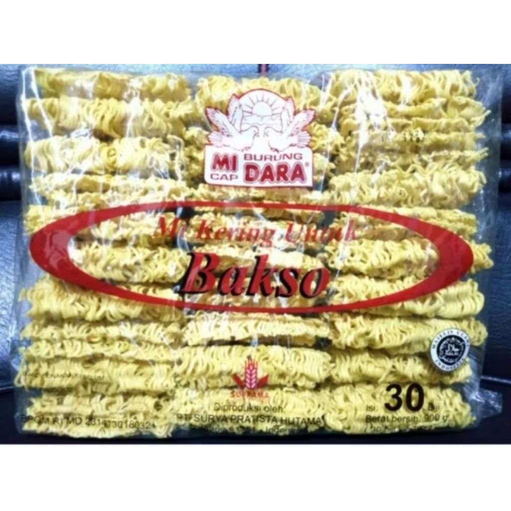 Mie Bakso cap mie burung dara 900gr isi 30