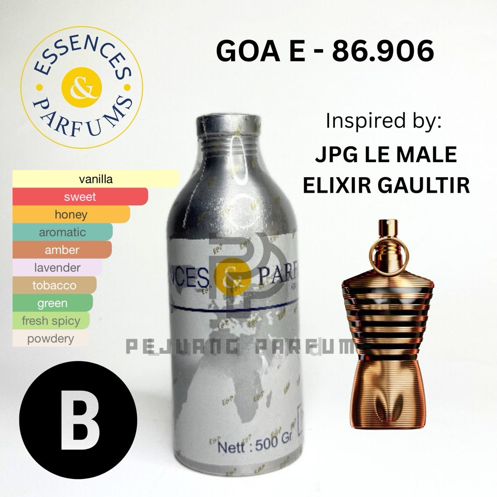 BIBIT ESSENCES GOA E 86.906 GRADE B | INSPIRED BY JPG LEMALE GAULTIR | 100% BIBIT ESSENCES 100ML REP
