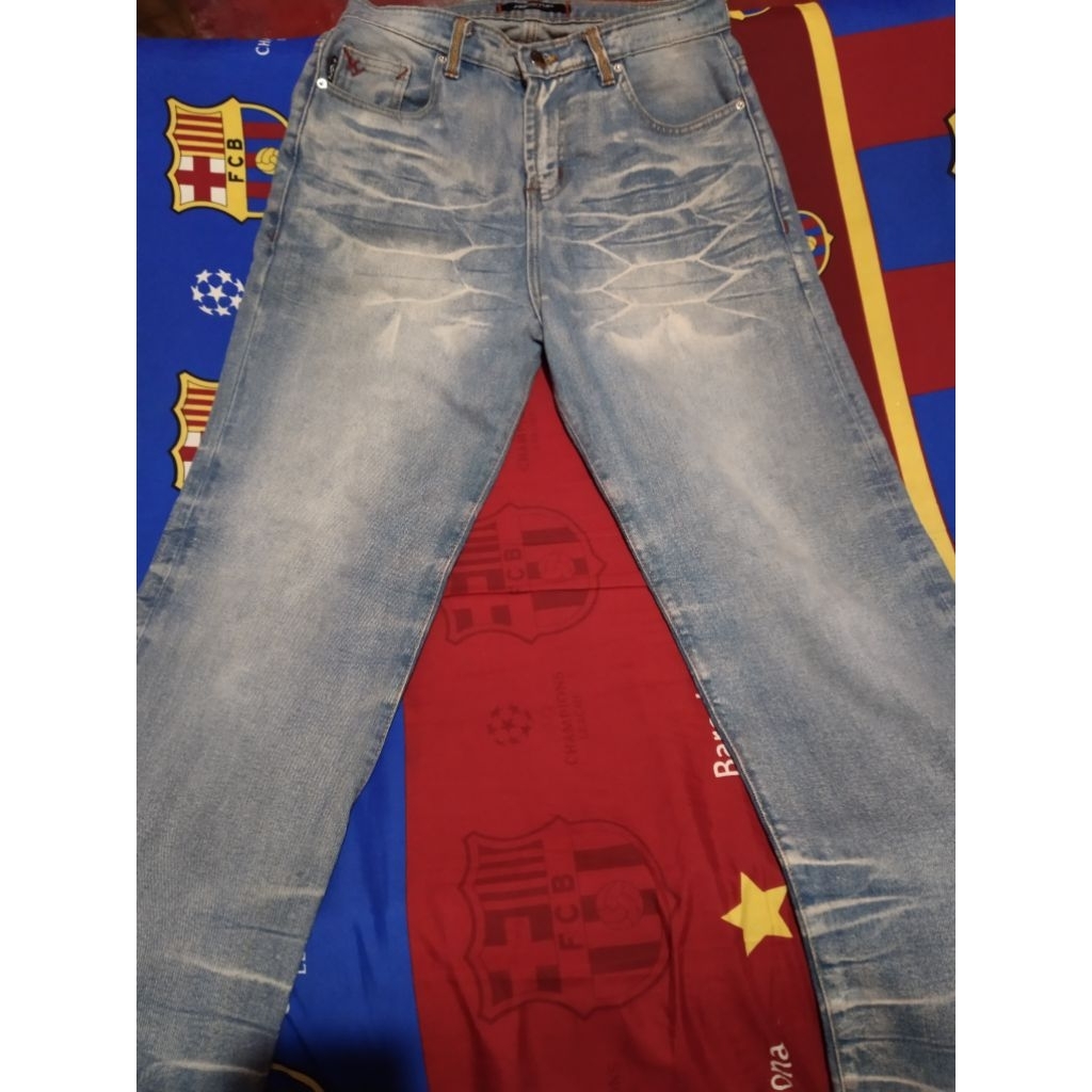 Celana Baggy Jeans Second(Denimitup)Original