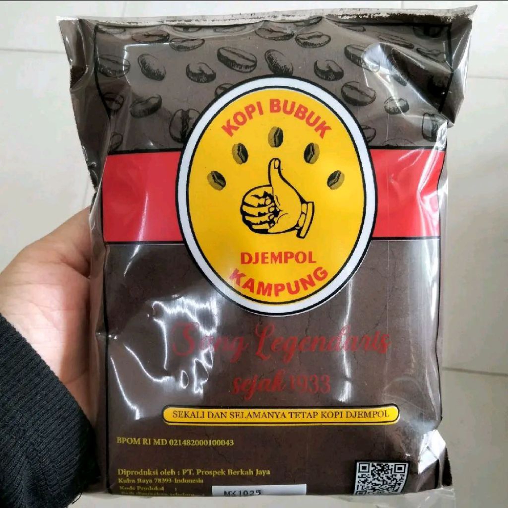Kopi Kampung Djempol (1Kg) Kopi Bubuk Asli Pontianak / Kopi Jempol / Kopi Legendaris / Kopi Djempol 