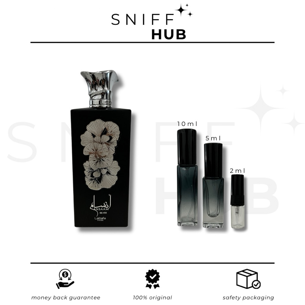 Lattafa Ansaam Silver - Decant Travel Size