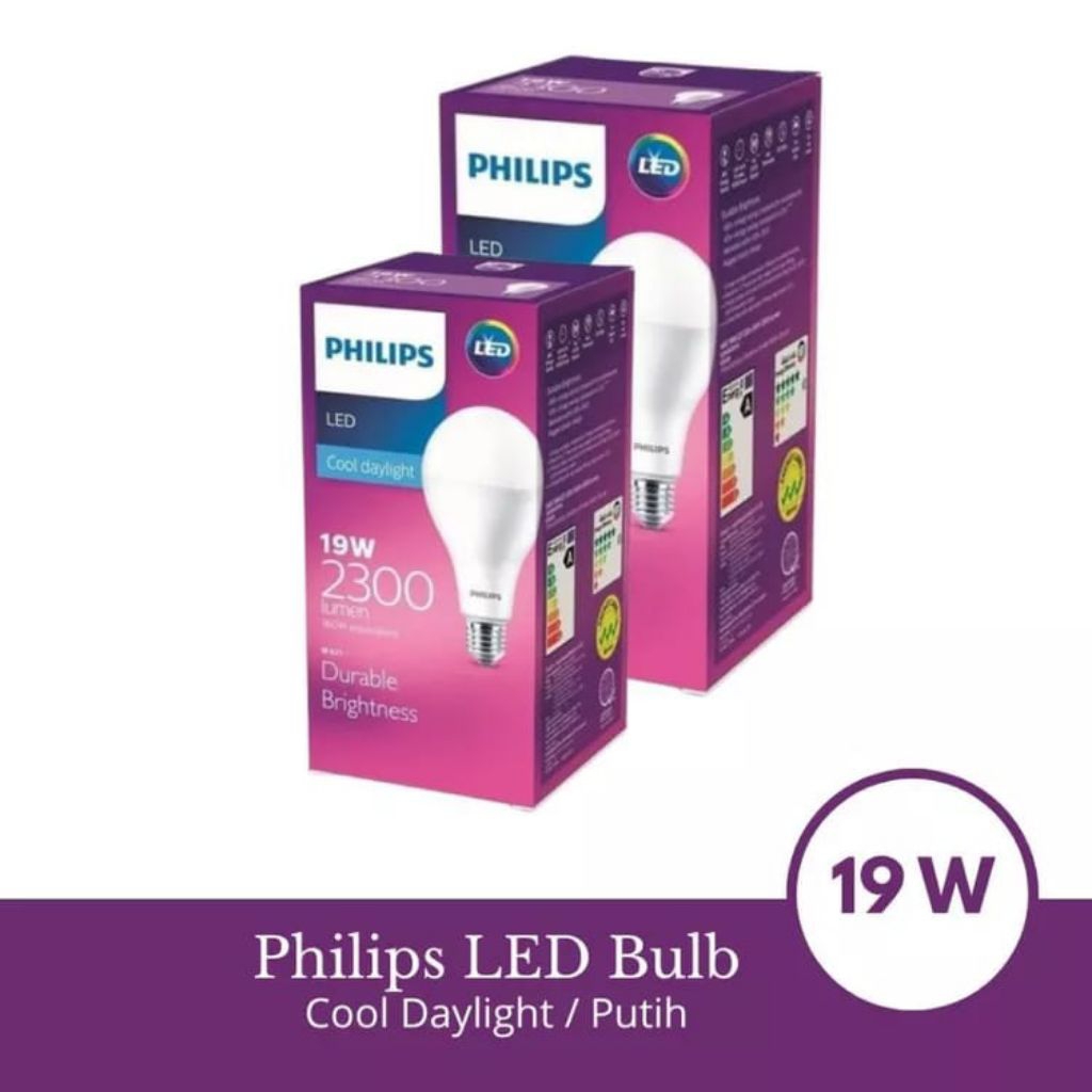 Lampu Philips LED 19 W Terang Murah-pusat Bohlam 19 watt