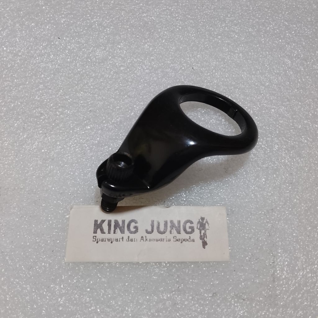 Stopper kabel rem depan standart 25.4mm hitam alloy hanger stoper brake cantilever