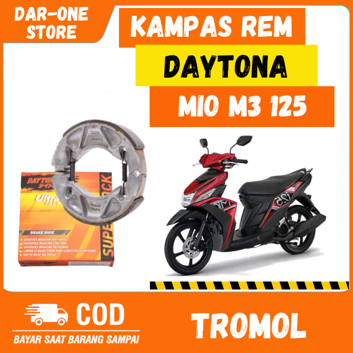 KAMPAS REM BELAKANG TROMOL MIO M3  ORIGINAL DAYTONA 5061