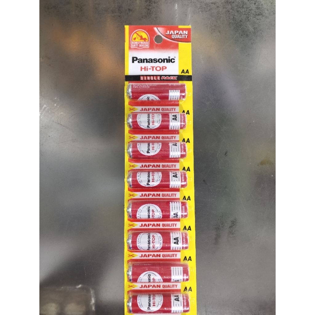 BATERAI A2 PANASONIC HI-TOP/BATERAI JAM DINDING PANASONIC MERAH