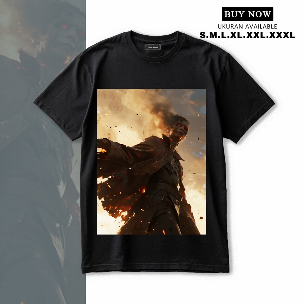 Linen Alam Unisex Nongkrong Di Cafe Di Bandung Kaos Segar Menyentuh Kulit Ukuran S Sampai 3XL