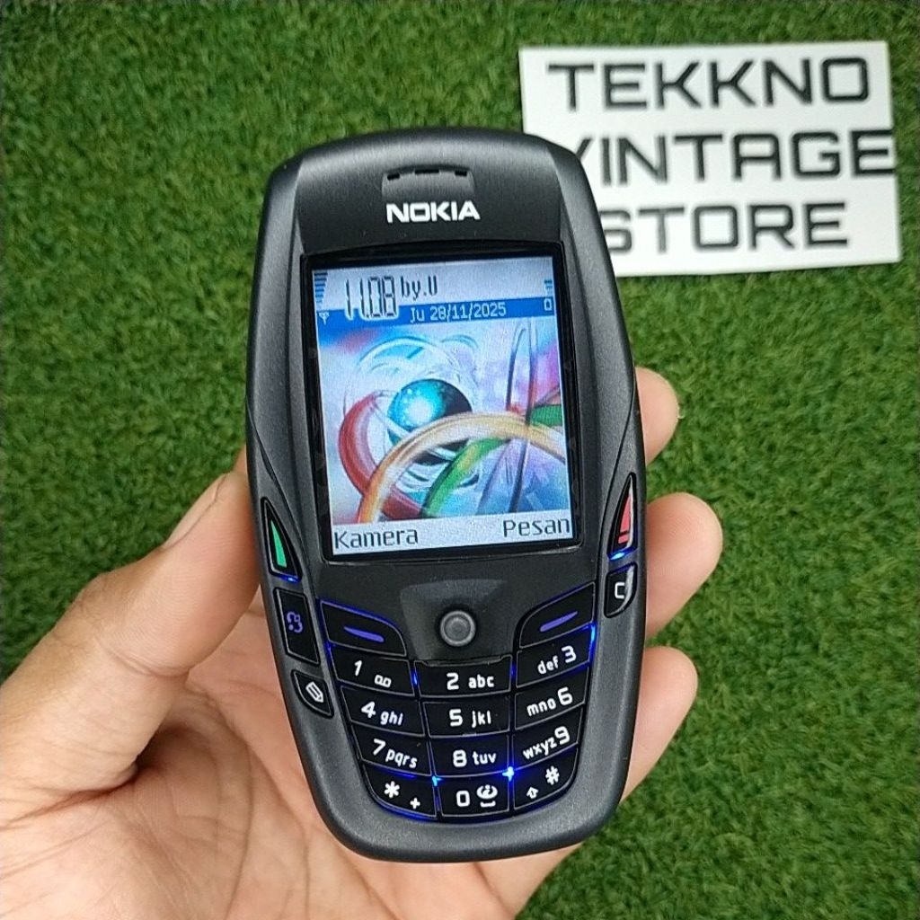 Hp Jadul Legend Nokia 6600 Black Original Normal Sinyal XL + Dapat Charger