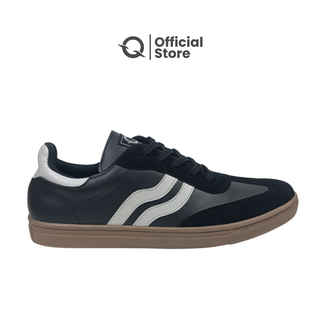 Sepatu Lokal Brand Original Sneakers Casual Pria - Black Gum