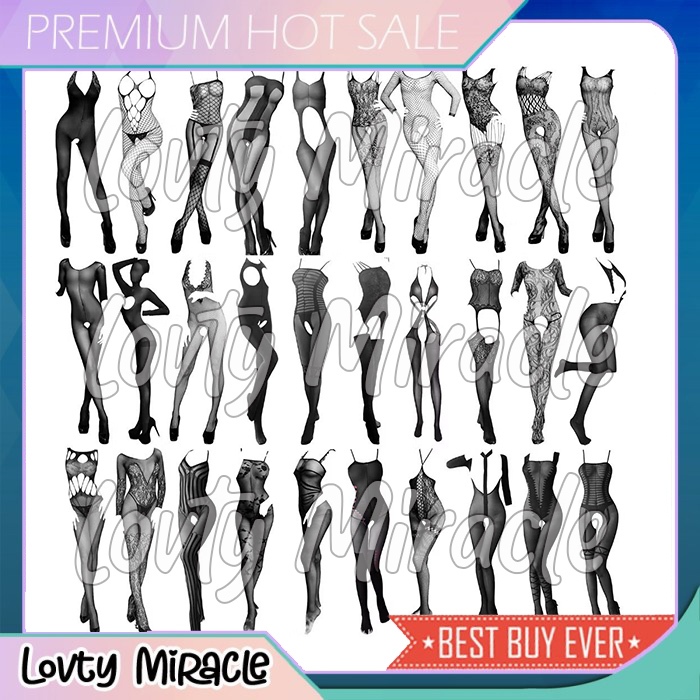 Kaos Stocking Wanita Transparan Stocking Body Legging Lingerie Sexy