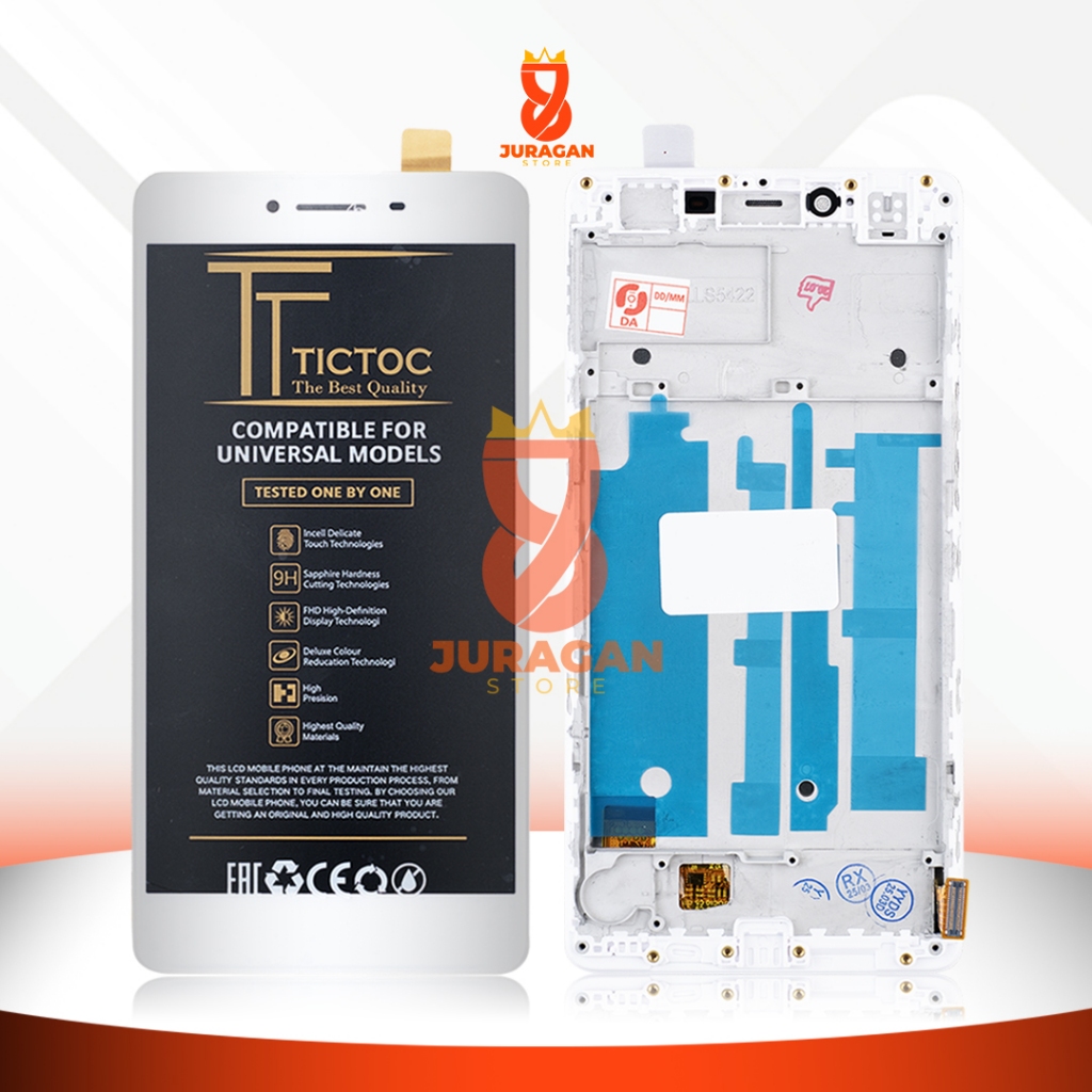 LCD TOUCHSCREEN OPPO R7S R7SF COMPLETE 1SET ORIGINAL PLUS FRAME