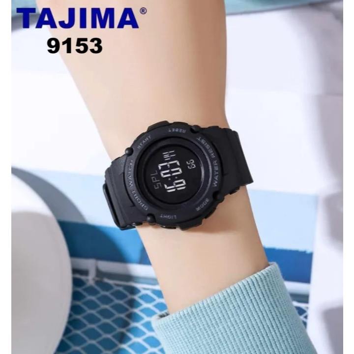 Tajima 9153 Jam Tangan Pria LED Digital Original Garansi 1 Tahun Water Resist 5 ATM