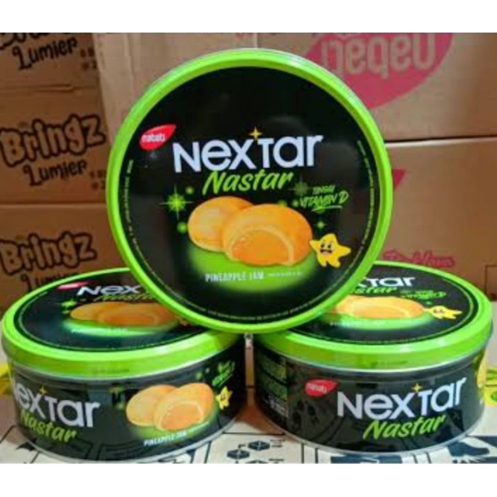 [140 GRAM] Nextar Nanas Nastar Cookies Pineaple Kaleng 140gram