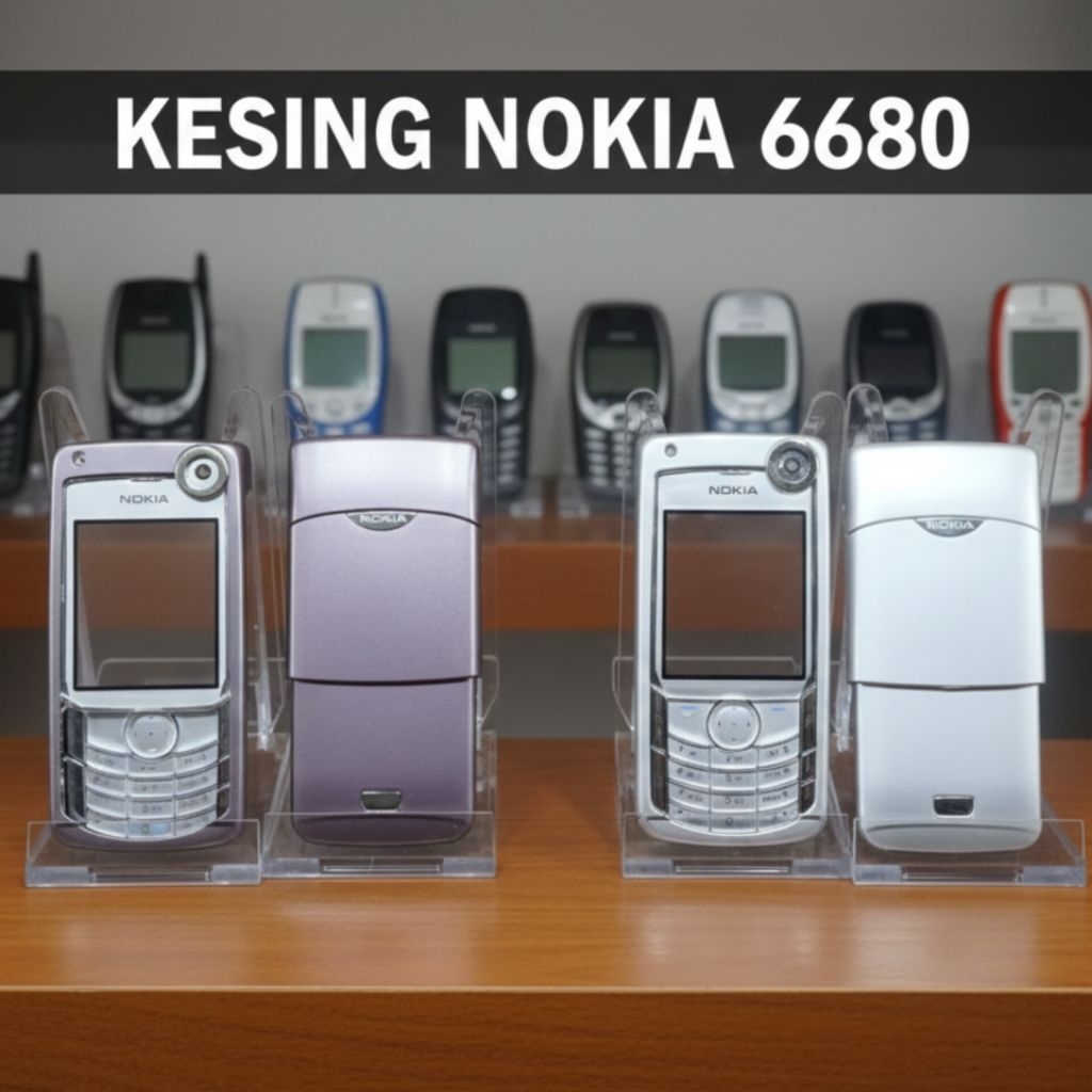 Casing HP Nokia 6680 Original Fullset Housing Bodi Komplit Termurah