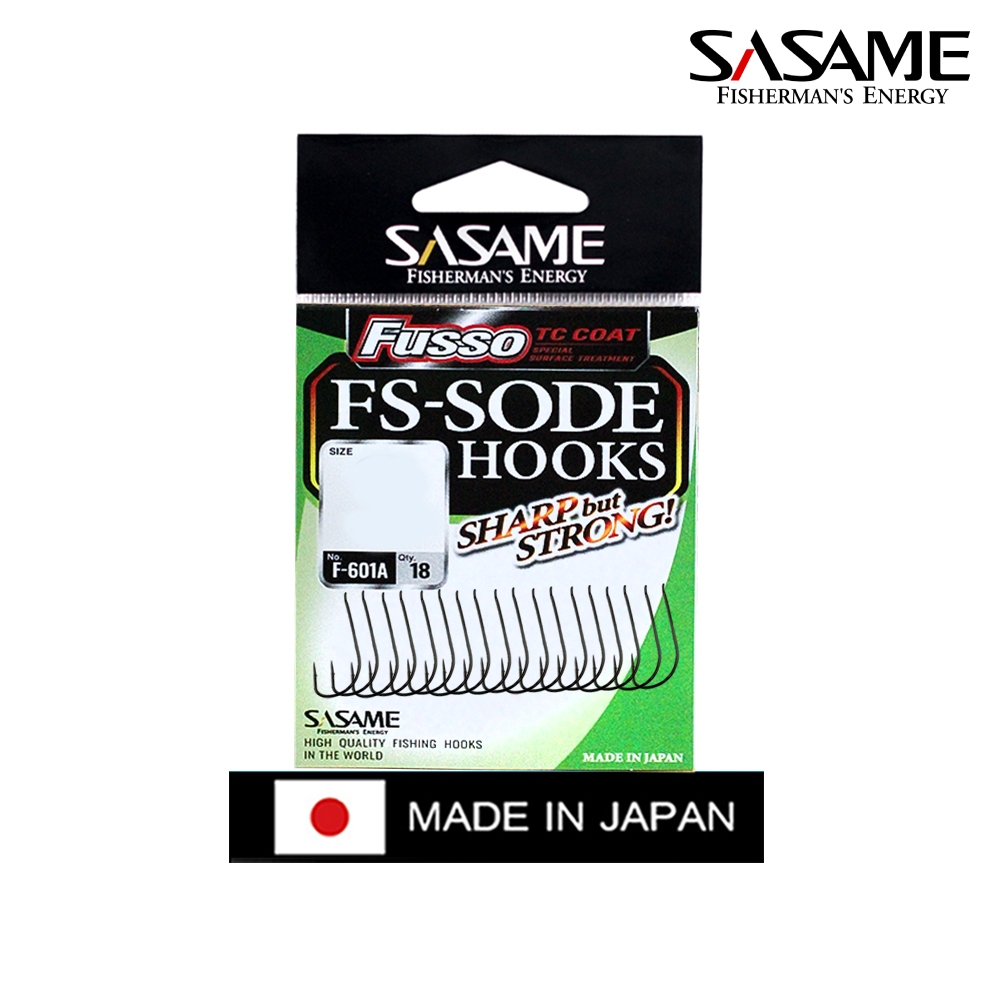 SASAME SODE FS F-601A (FLAT) Kail Pancing Micro Fishing Tajam, Kuat TC Coat Surface Treatmen Kail Pa