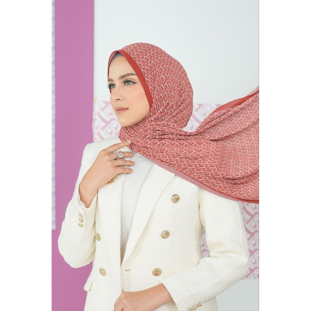 BUTTONSCRAVES Bimu Pleated Shawl (Pashmina) NEW