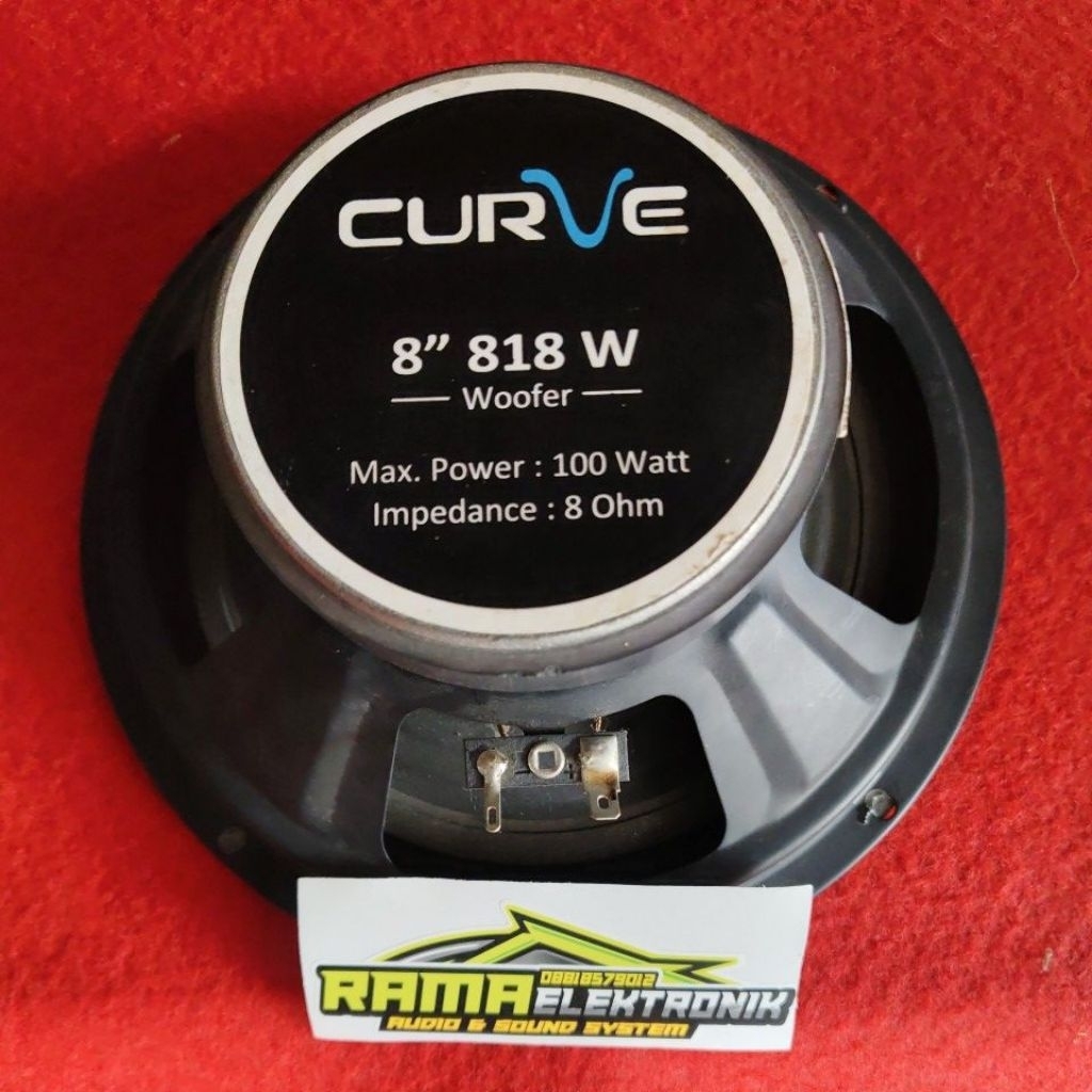 spiker curve 8 inch 818 w wofer miniatur 8 inch curve 818
