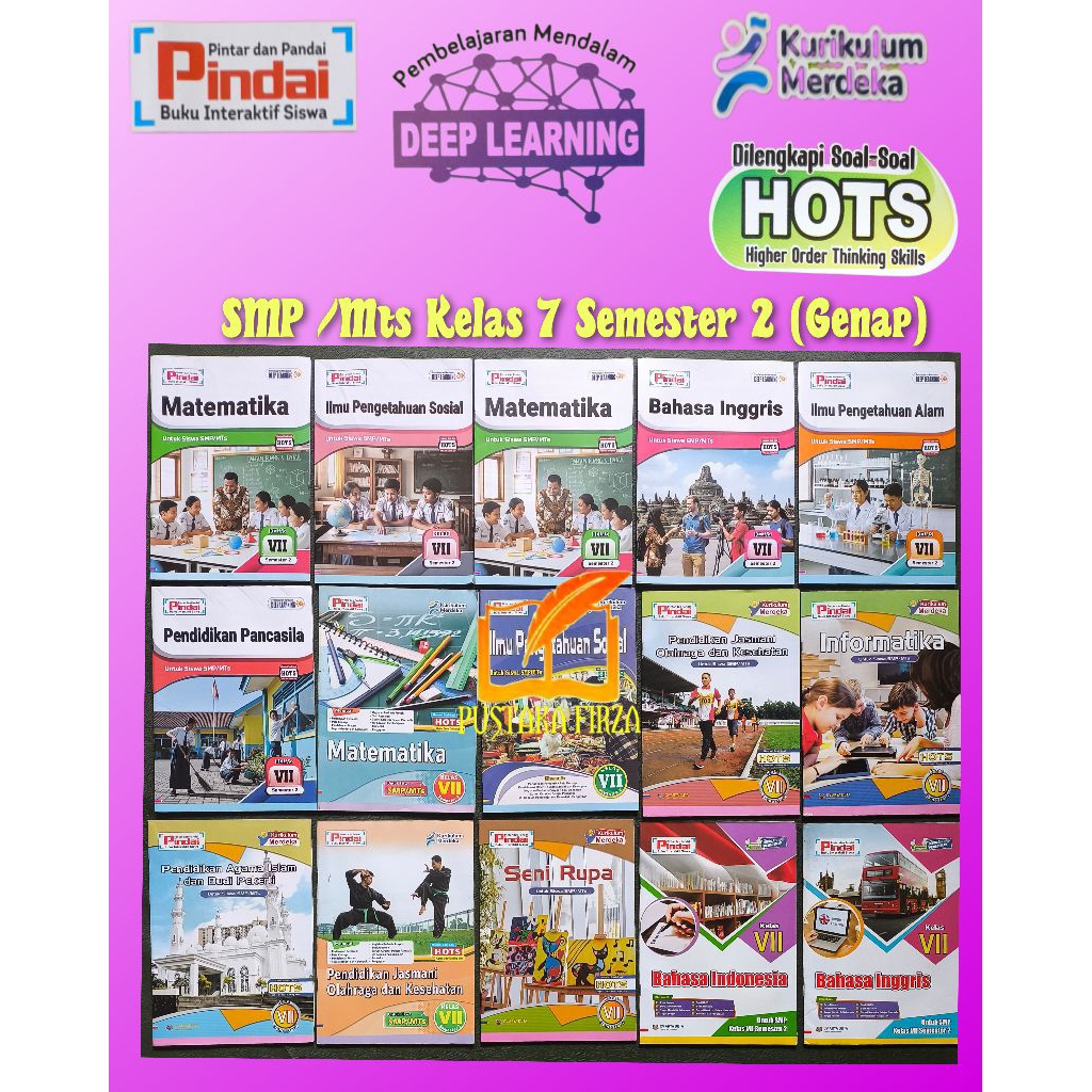 PINDAI LKS Smp Kelas 7 Semester 2 Kurikulum Merdeka/Penggerak .CV.Arya Duta