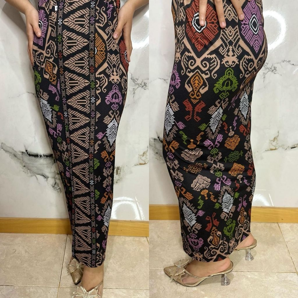 Kamen Jadi/Rok Bali Moscrep Motif Songket