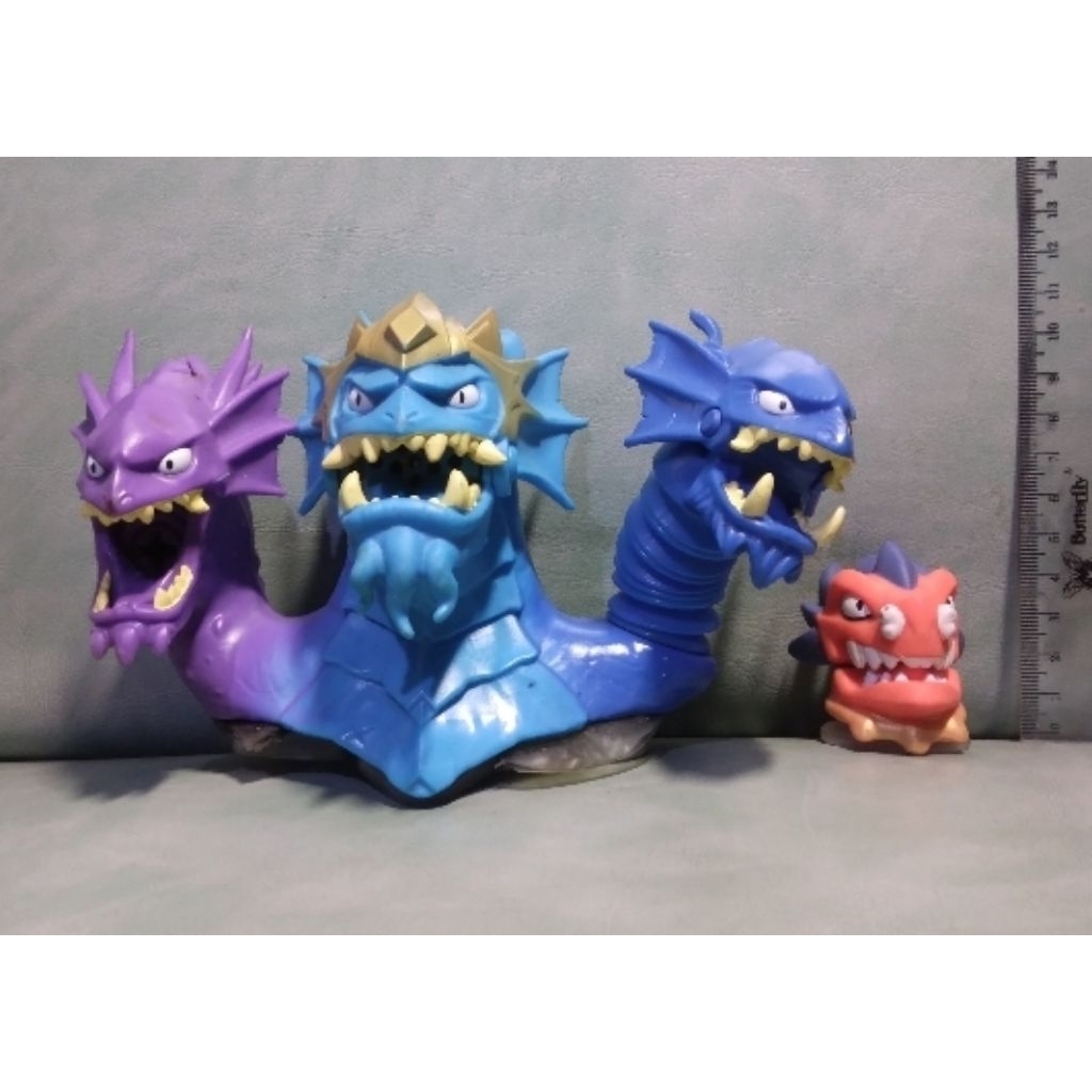 Moose Toys Goo Jit Zu Deep Goo Sea Hydra King & Volcanic Blazagon set head only
