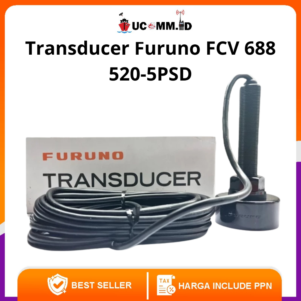 FURUNO Transducer Furuno FCV 688 520-5Psd Sonar Ikan Furuno Fcv688 Original Resmi Furuno