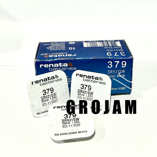 Baterai Renata 379 Renata 521 Renata SR521SW Maxel 379 Maxel 521 Maxel SR521SW Murata 379 Murata 521