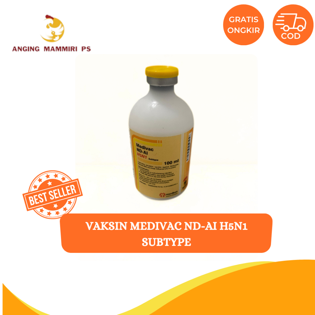 Vaksin Medivac ND-AI H5N1 Subtype