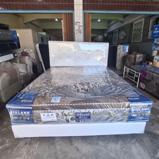 springbed kasur plushtop Bigland 180x200 160x200 120x200 tipe New Deluxe