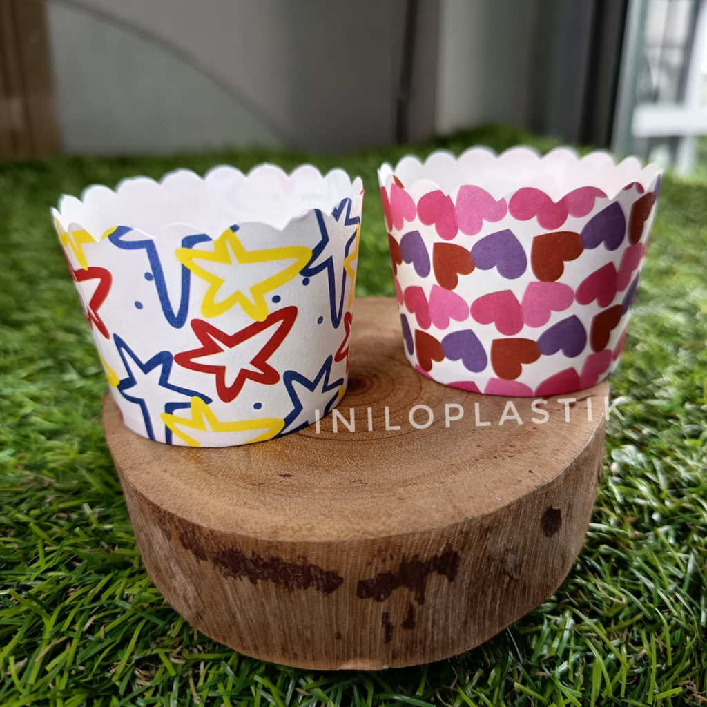 Cup Muffin Kertas (S) / Paper Cup Cake Muffin [50pcs] / Kertas Muffin Oven Kukus